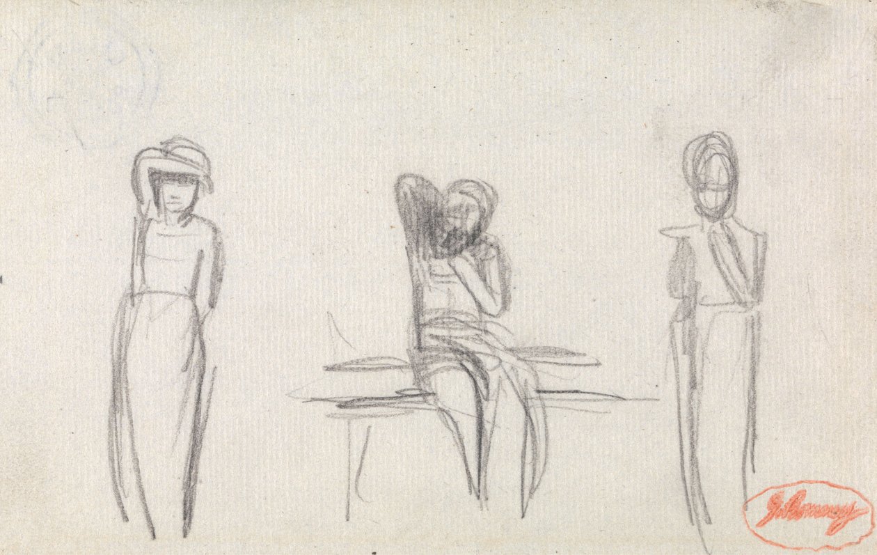 Três Estudos de uma Jovem de George Romney