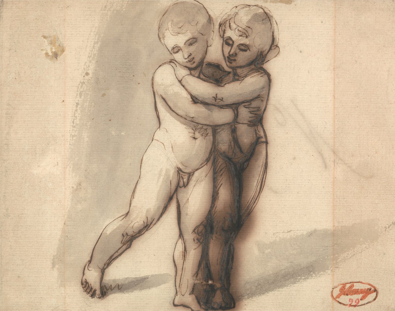 Dois putti de George Romney