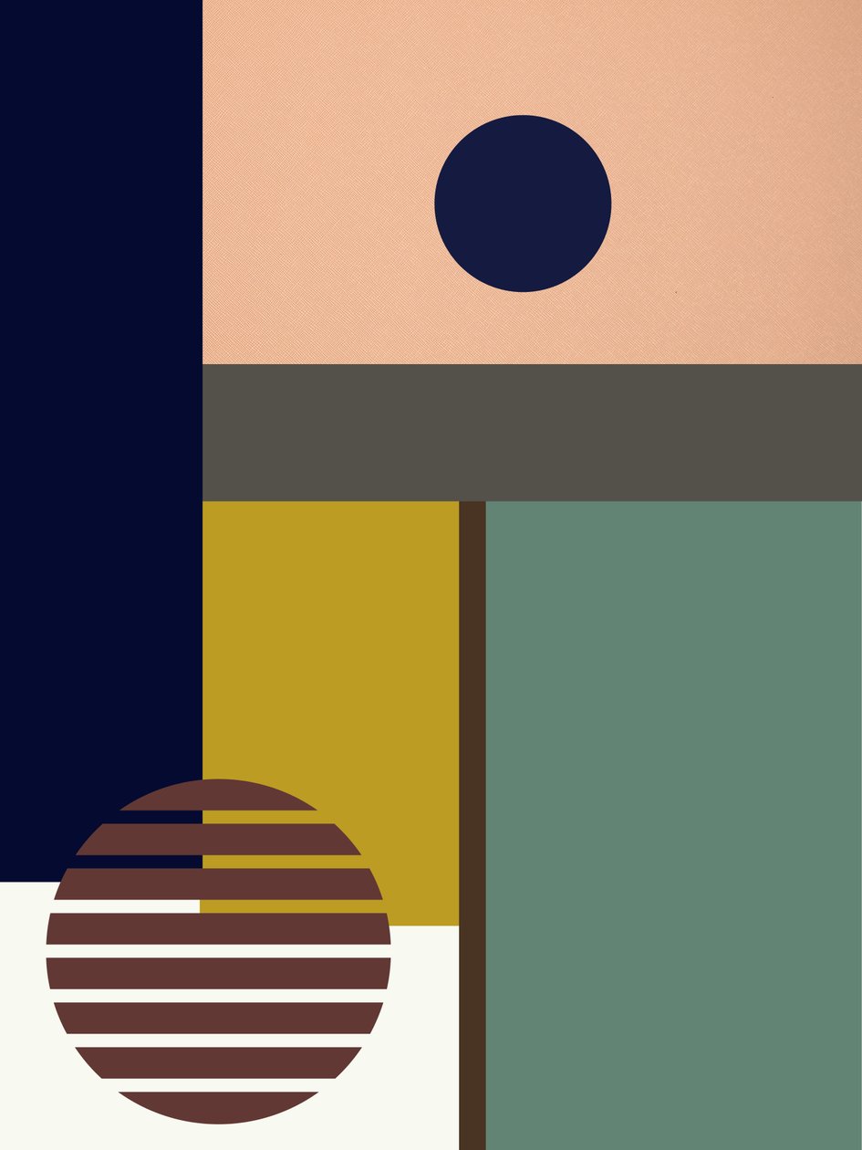 Puzzle abstrato, século XXI (ilustração) de George Rosaly