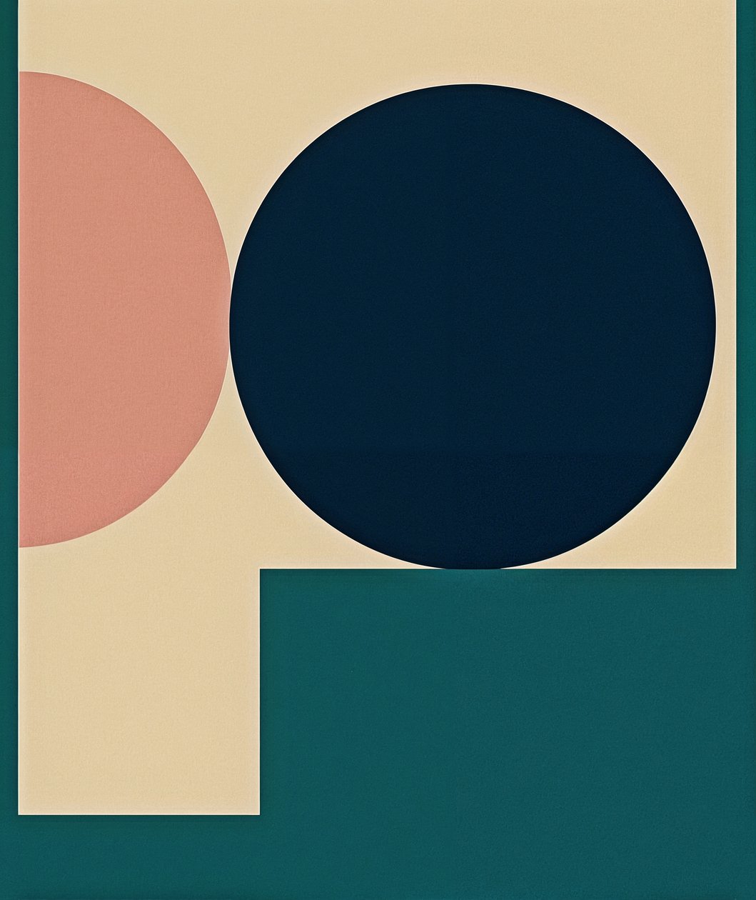 Fragmented Harmony, 2025 (acrílico sobre tela) de George Rosaly