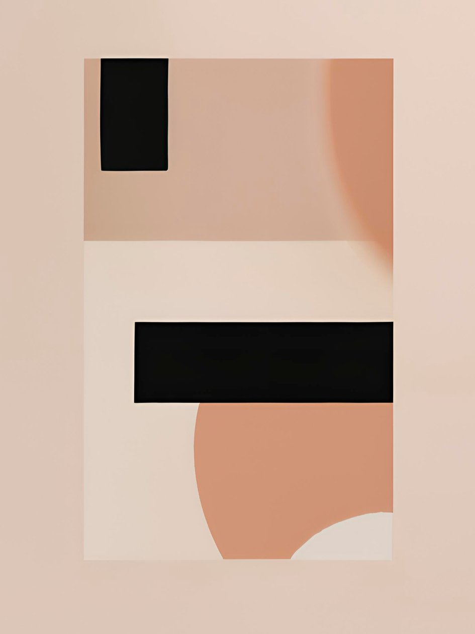 Equilíbrio minimalista, século XXI (pintura) de George Rosaly