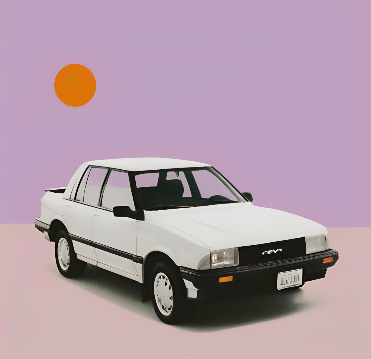Drive minimalista, século XXI (pintura) de George Rosaly