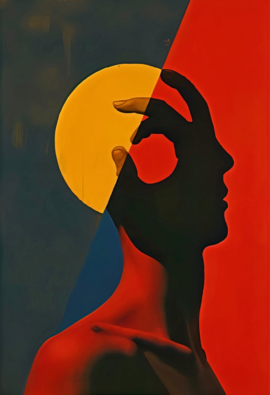 The Minds Eclipse, 2025 (acrílico sobre tela) de George Rosaly