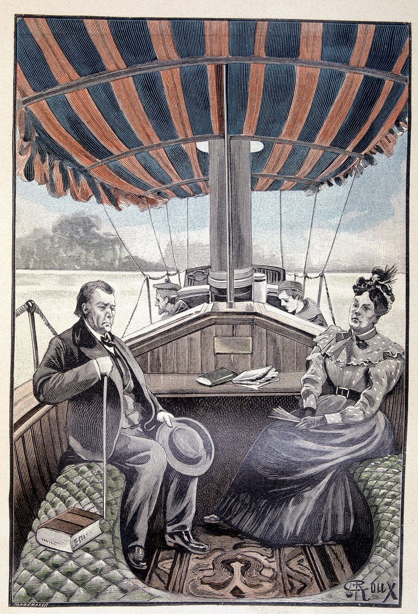 A bordo do seu barco a vapor (página 384) em "Testament d