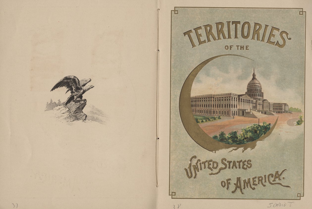 Bandeiras de todas as nações e dos Estados Unidos da América - páginas 37 e 38, 1887 de George S. and Sons Harris