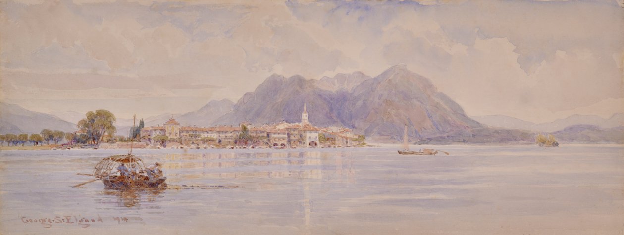 Isola dei Pescatori, Lago Maggiore de George Samuel Elgood