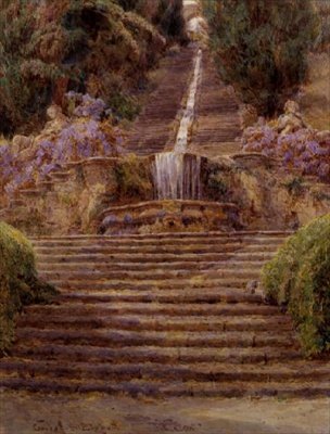 A Cascata, Villa Cicogna de George Samuel Elgood