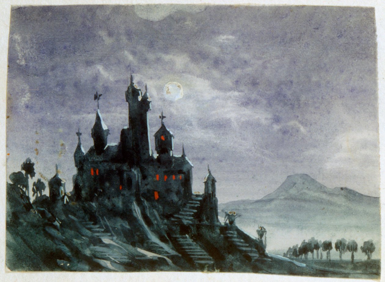 Castelo da fantasia no luar I, 1820-1876 de George Sand