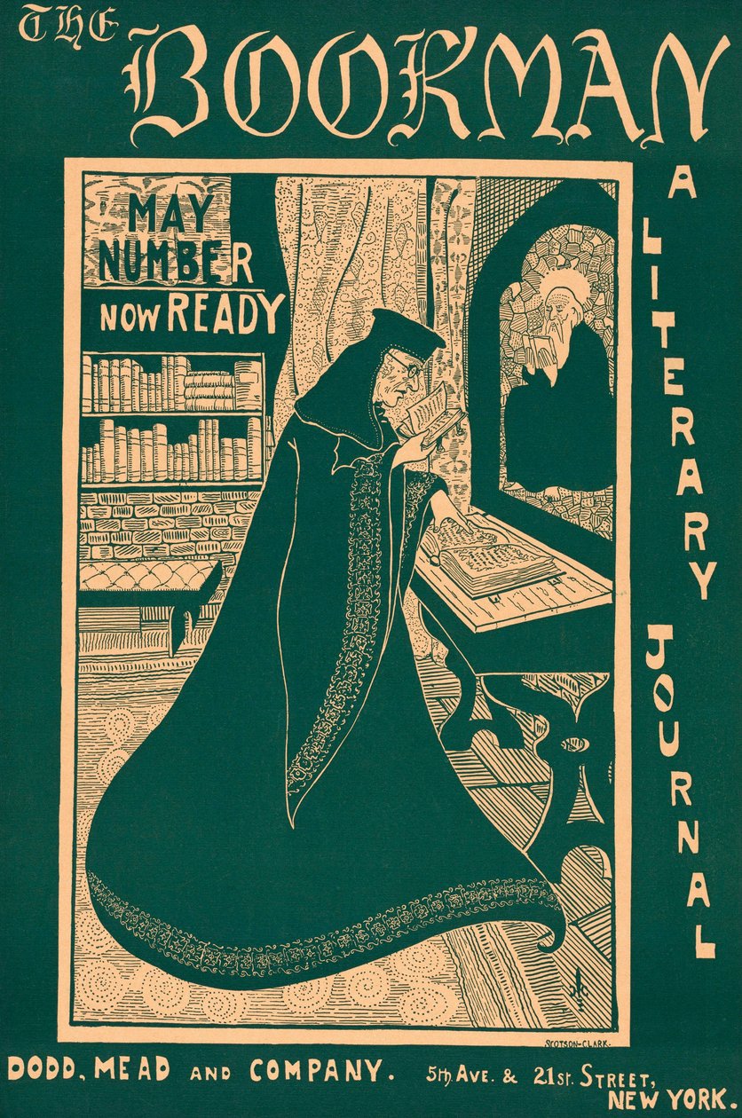 Poster para uma edição de The Bookman de George Scotson Clark