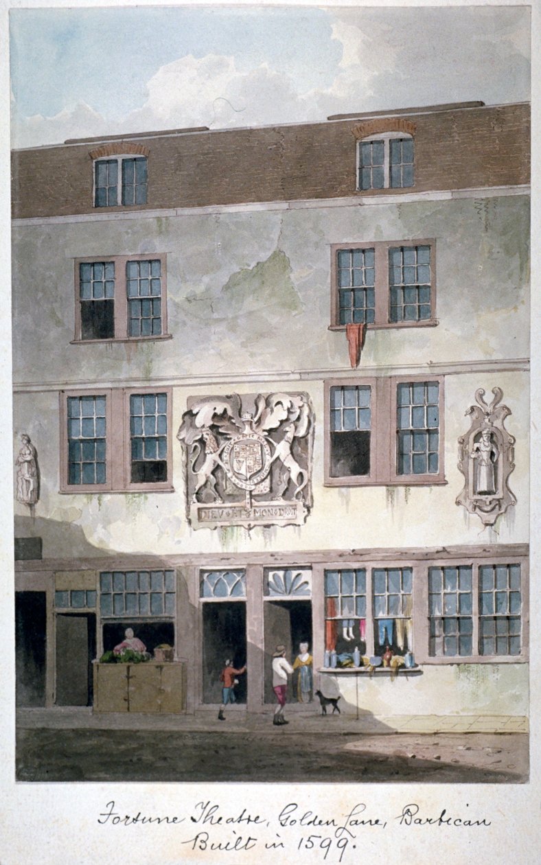 Fortune Theatre, Golden Lane, Londres, 1811 de George Shepherd