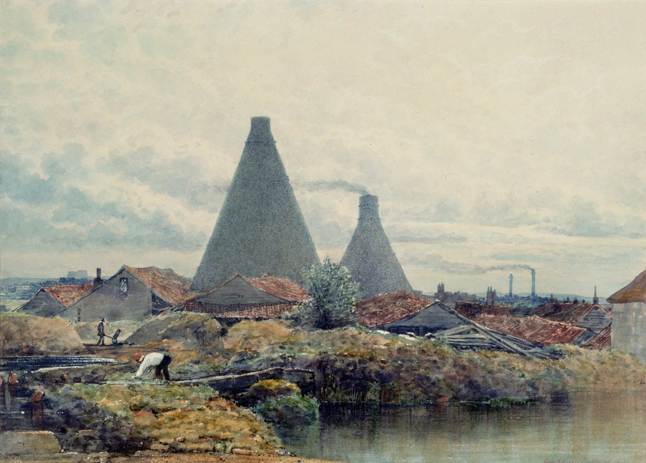 Os fornos, 1831 (wc) de George Shepherd