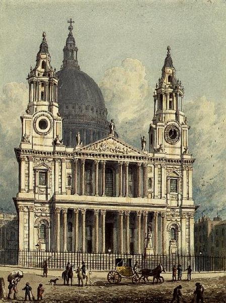 Frente Oeste da Catedral de St. Paul
