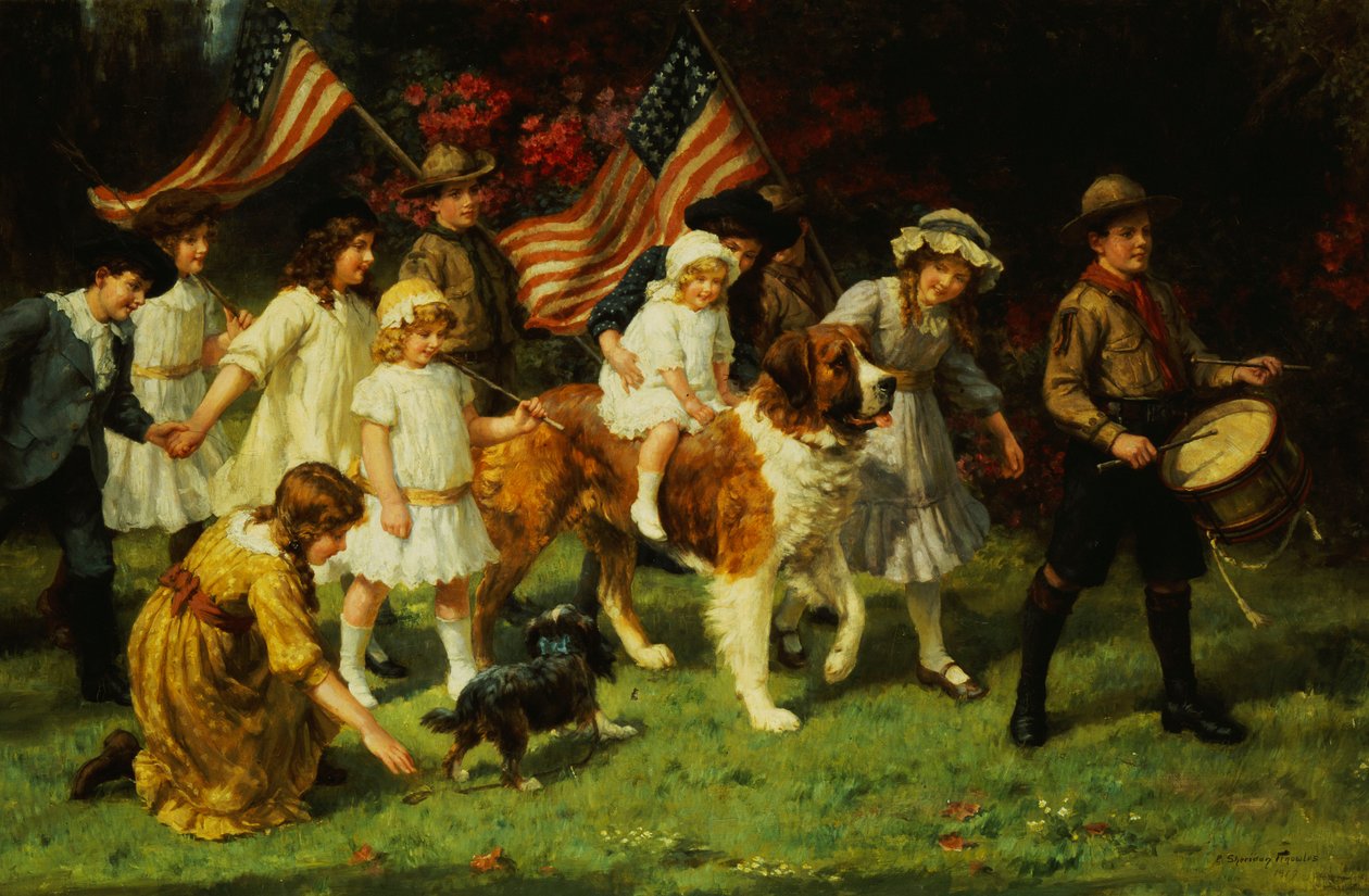 American Parade, 1917 de George Sheridan Knowles