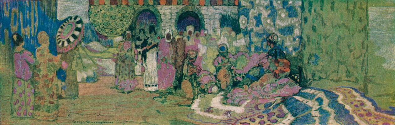 Os Embaixadores, c1917, 1918 de George Sheringham