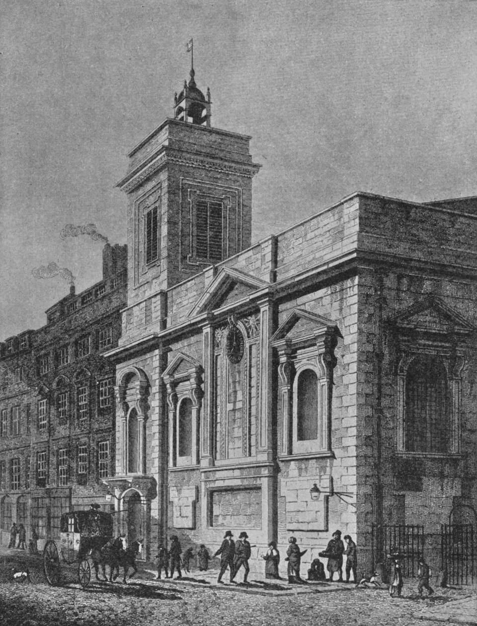 Igreja de St Mildred, Aves, Cidade de Londres, 1812 1911 de George Sidney Shepherd
