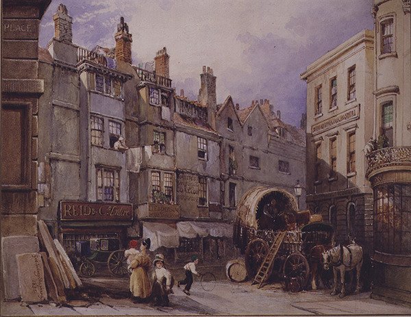 Cena da London Street de George Sidney Shepherd