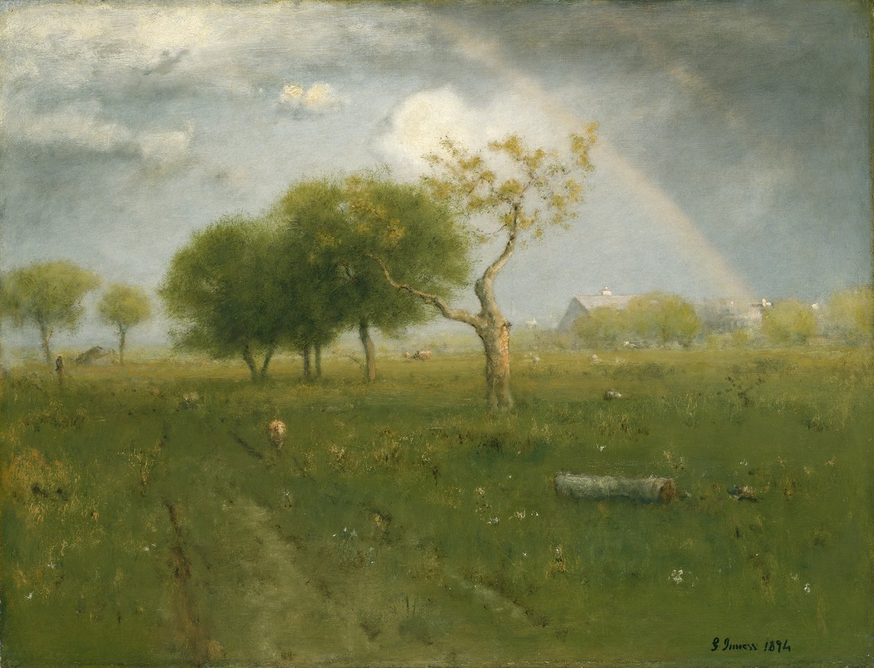Depois de um banho de verão, 1894 de George Snr. Inness