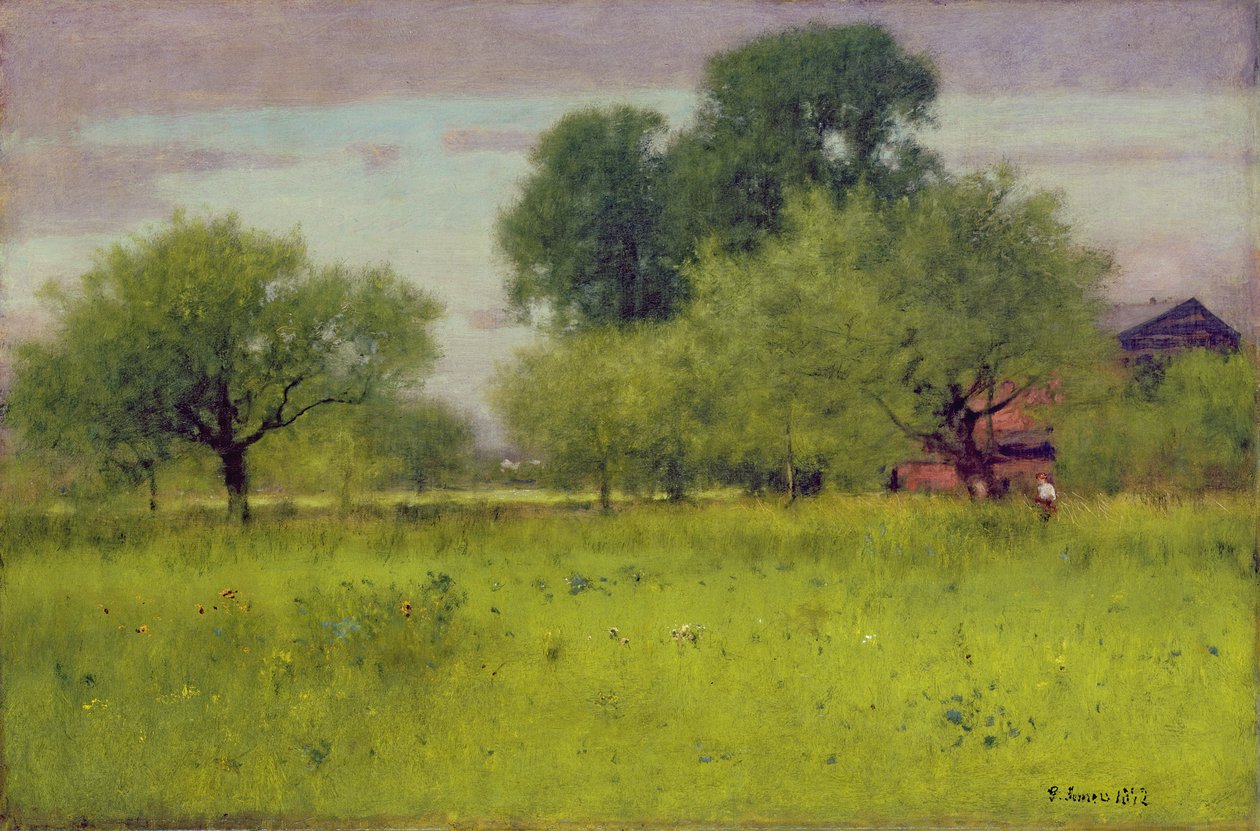 Pomar de Maçã, 1892 de George Snr. Inness