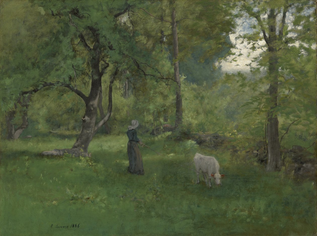 Paisagem verde, 1886 de George Snr. Inness