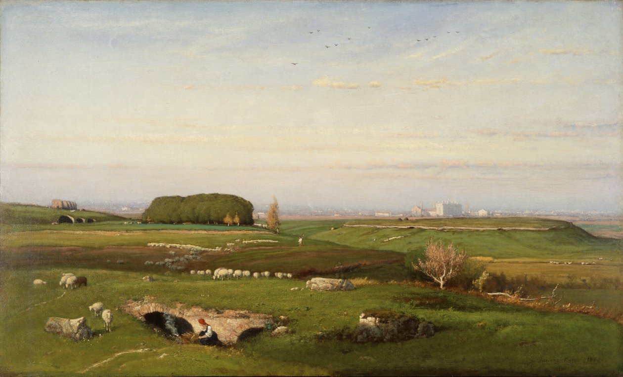 Na Campagna Romana de George Snr. Inness