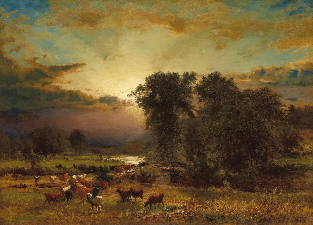 Triunfante da Luz de George Snr. Inness