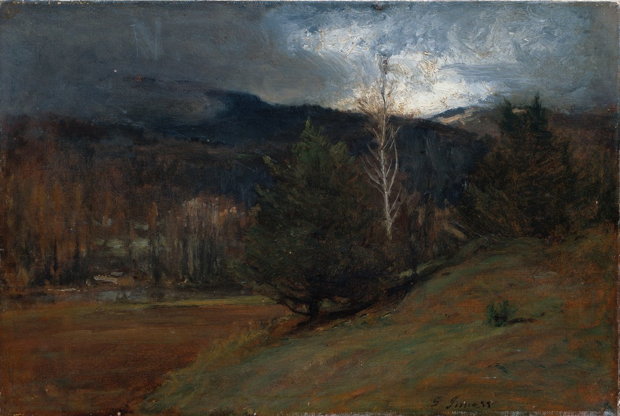 Novembro nas Adirondacks, c.1885 de George Snr. Inness