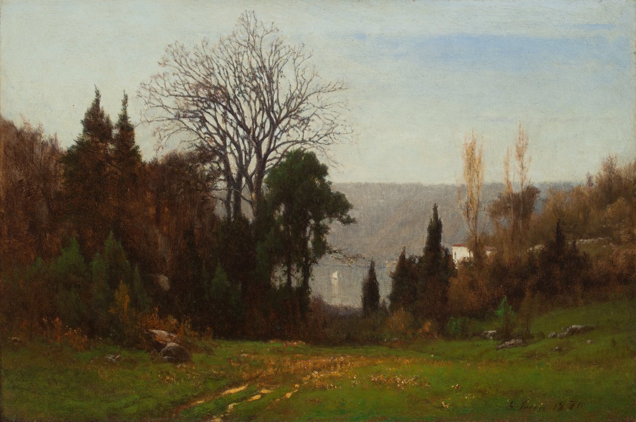 Em frente às Palisades de George Snr. Inness