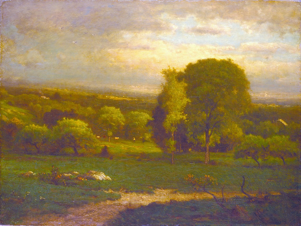 Vale do Saco (óleo sobre tela) de George Snr. Inness