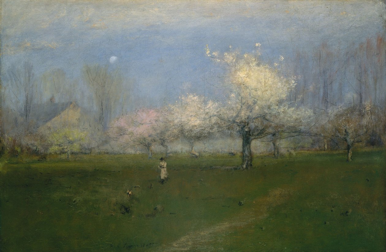 Flores da Primavera, Montclair, Nova Jersey, c.1891 de George Snr. Inness