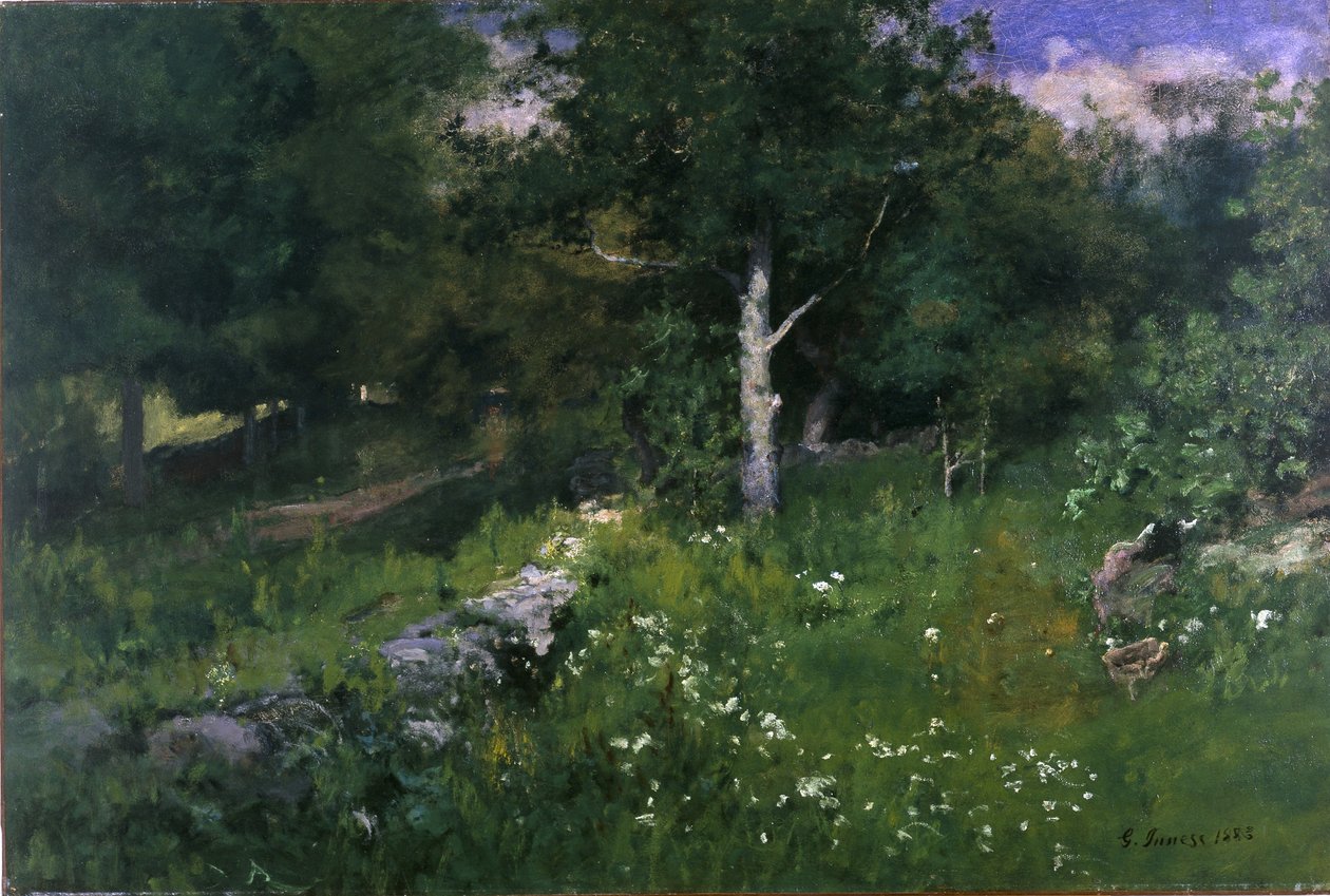 Folhagem de verão de George Snr. Inness