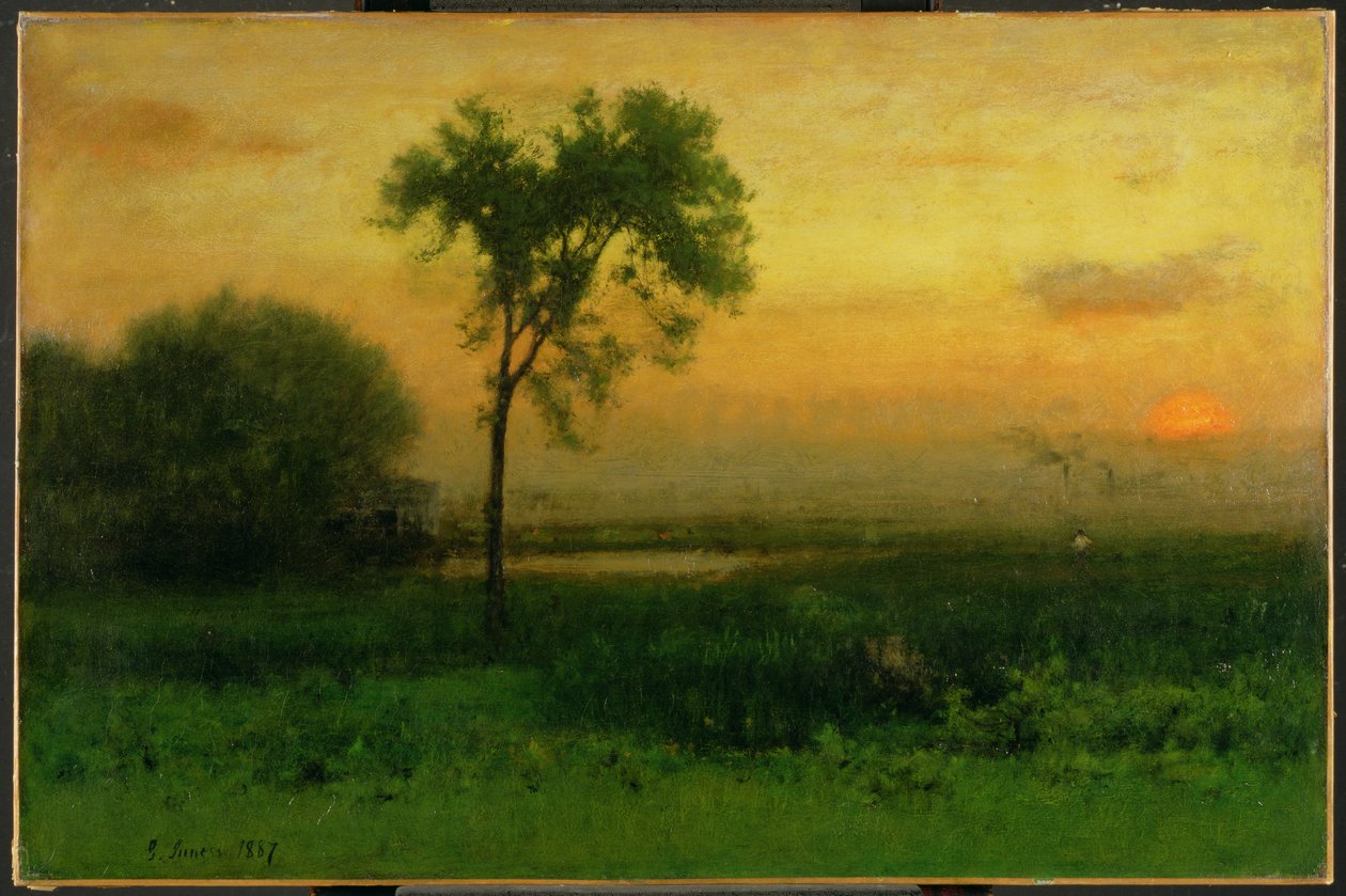 Amanhecer, 1887 de George Snr. Inness
