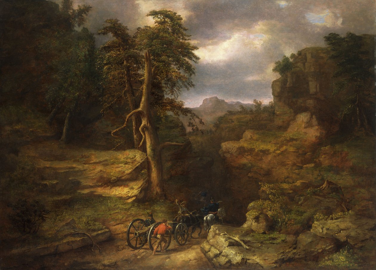 Os dias sombrios de 1776, de George Snr. Inness