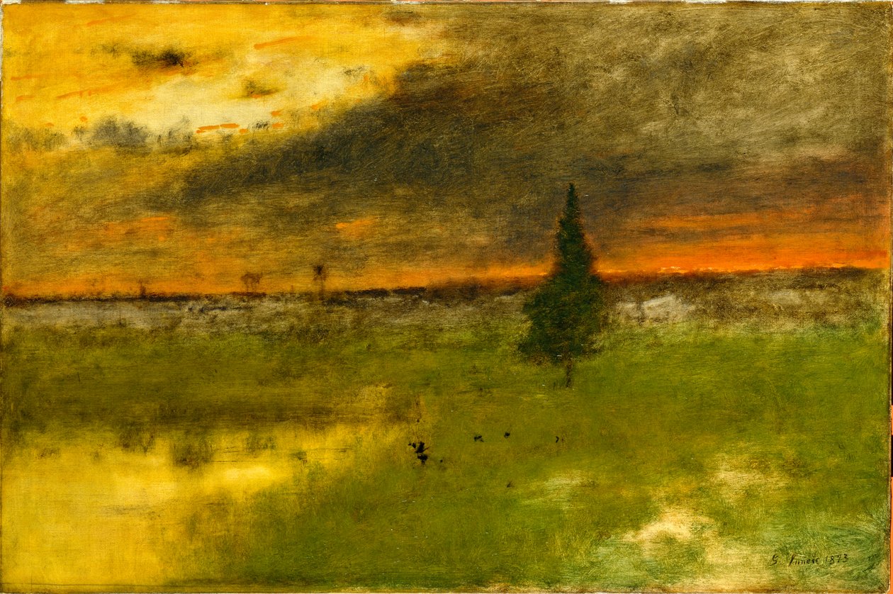 The Lonely Pine de George Snr. Inness