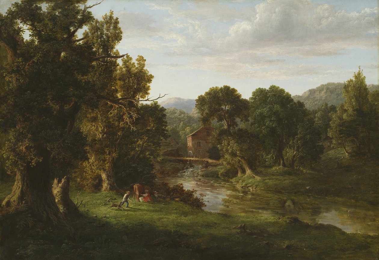 O moinho velho, 1849 de George Snr. Inness