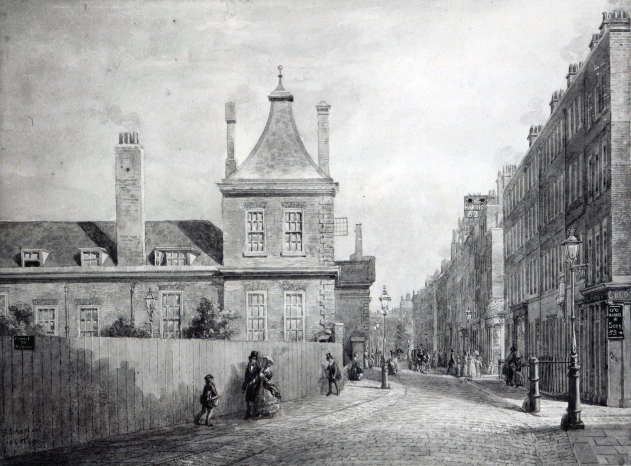 Montague House, Bloomsbury, Londres 1845-49 de George Snr Scharf