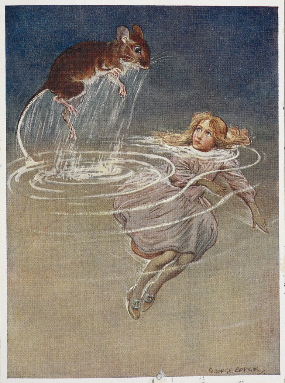 Alice na piscina de lágrimas de George Soper