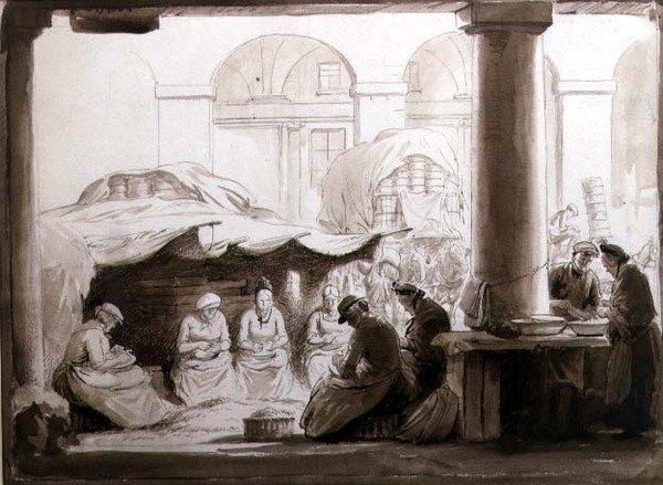 Ervilhas de grão, Covent Garden de George Soper