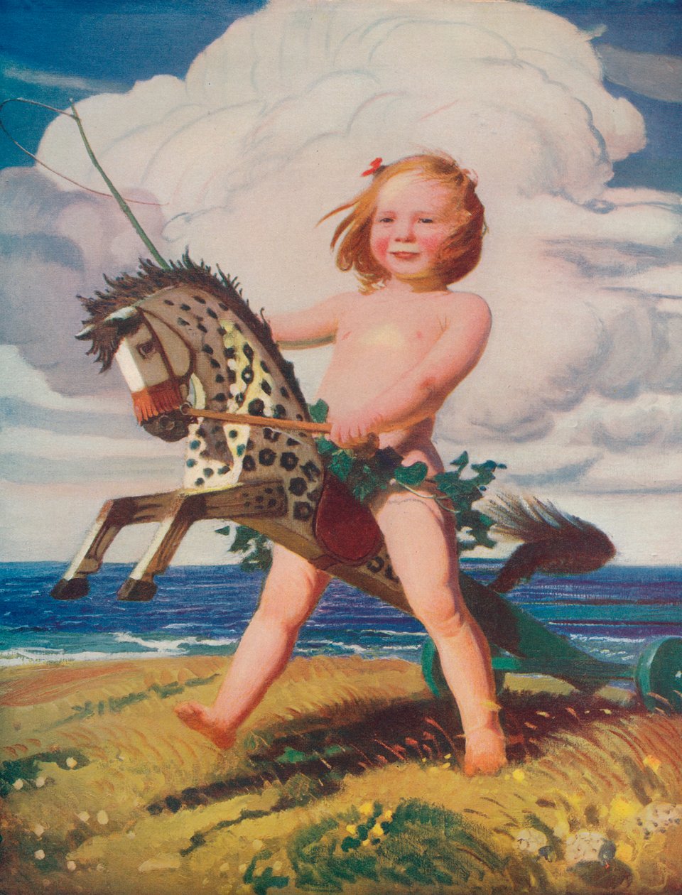 O cavalo do passatempo, c1915, 1932 de George Spencer Watson
