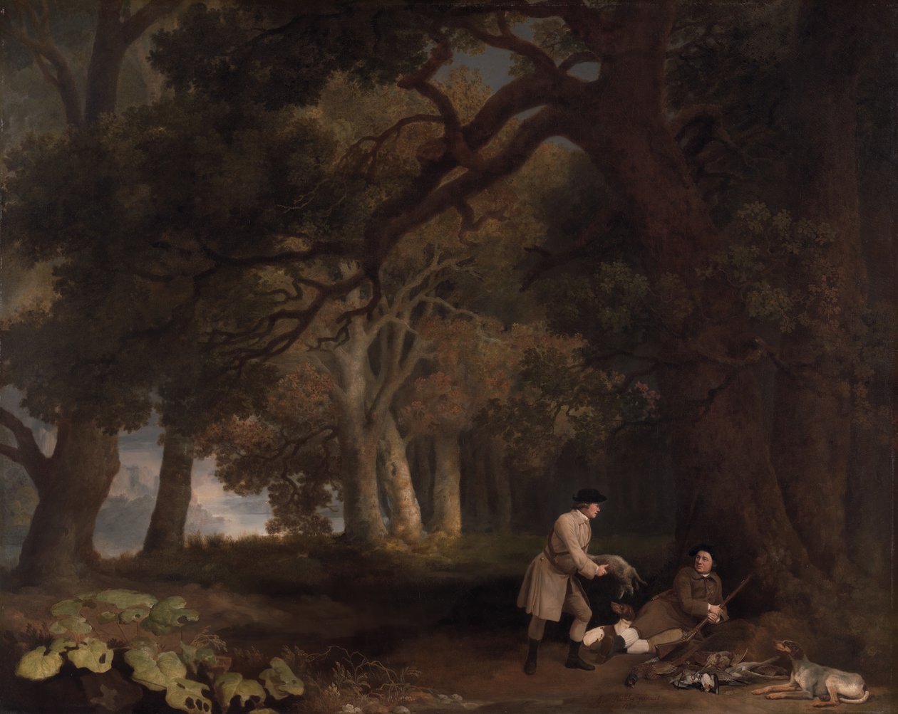 Um repouso após o disparo, 1770. de George Stubbs