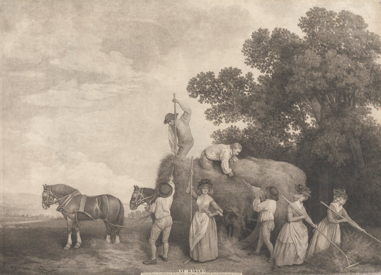 Fabricantes de feno de George Stubbs