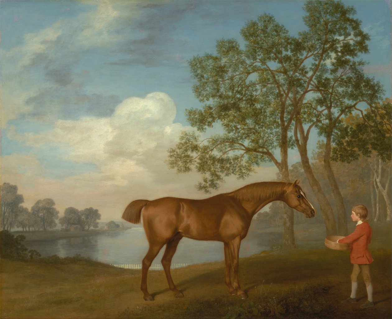 Abóbora com um cavalariço de George Stubbs