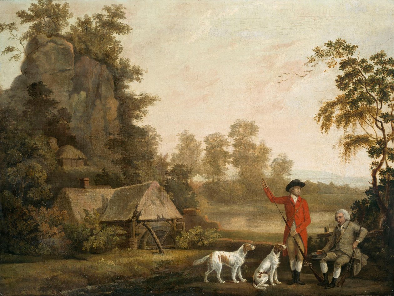Caçadores em repouso de George Stubbs