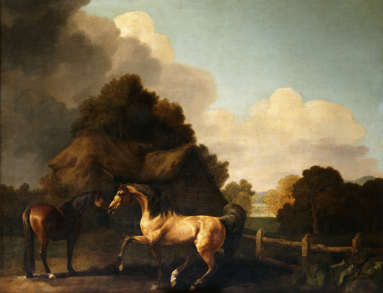 Garanhão e égua, tradicionalmente chamado de "Júpiter e égua" de George Stubbs