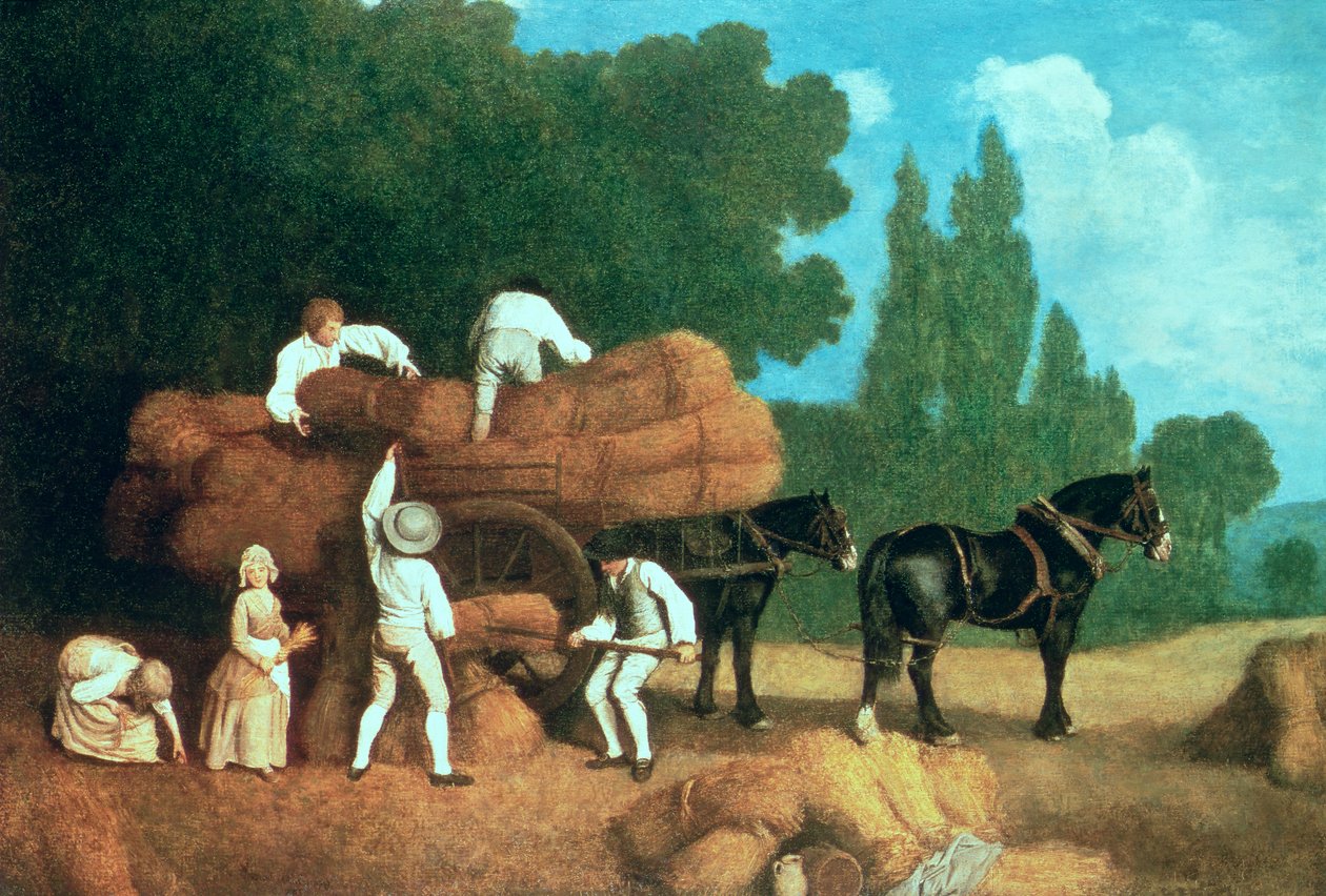 O vagão da colheita de George Stubbs