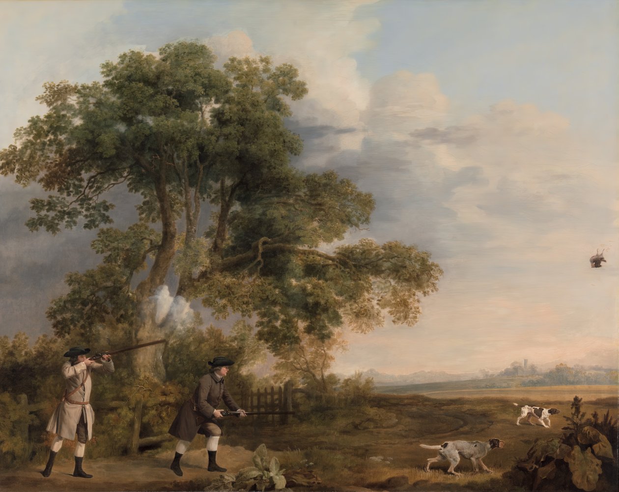 Tiro de Dois Cavalheiros, ca. 1769. de George Stubbs