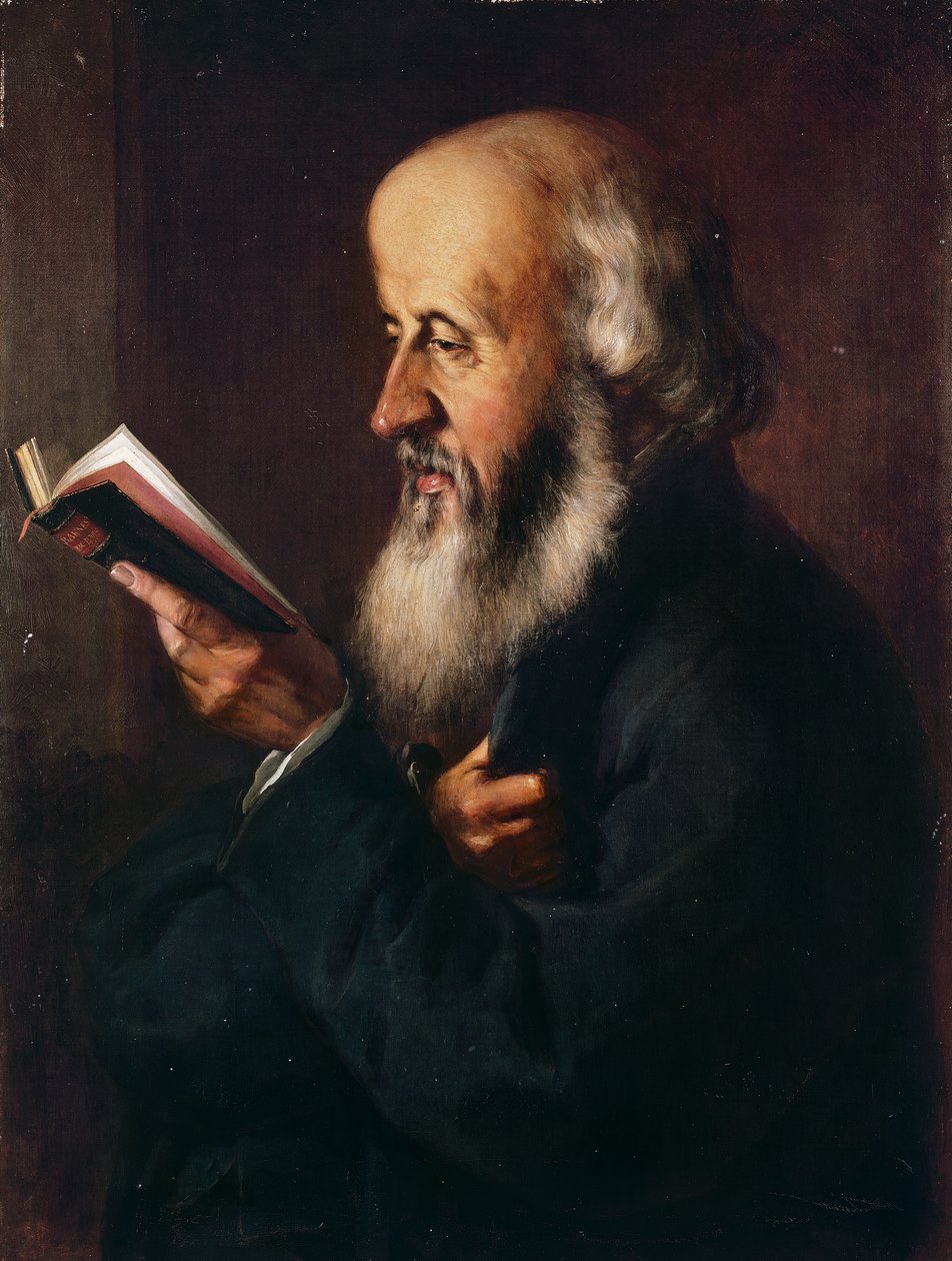 Retrato de William Barnes (Rushay, Winterborne-1801) de George Stuckey