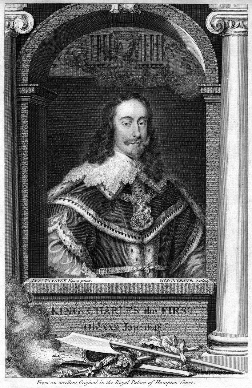 Carlos I da Inglaterra. de George Vertue