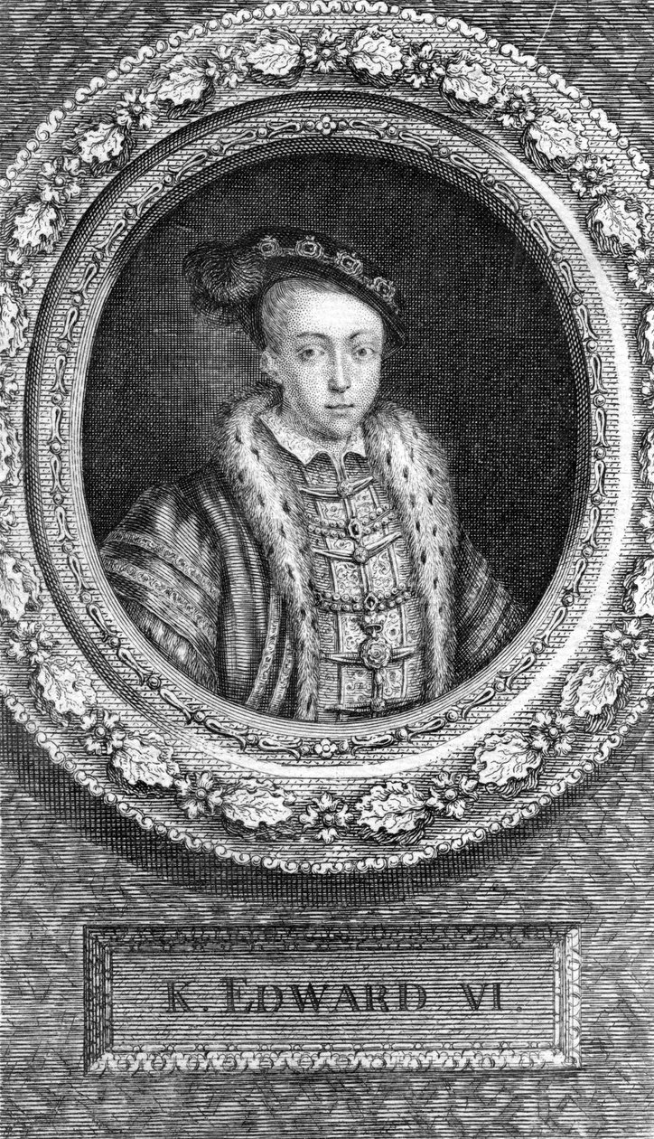 Eduardo VI, rei da Inglaterra, século XVIII. de George Vertue