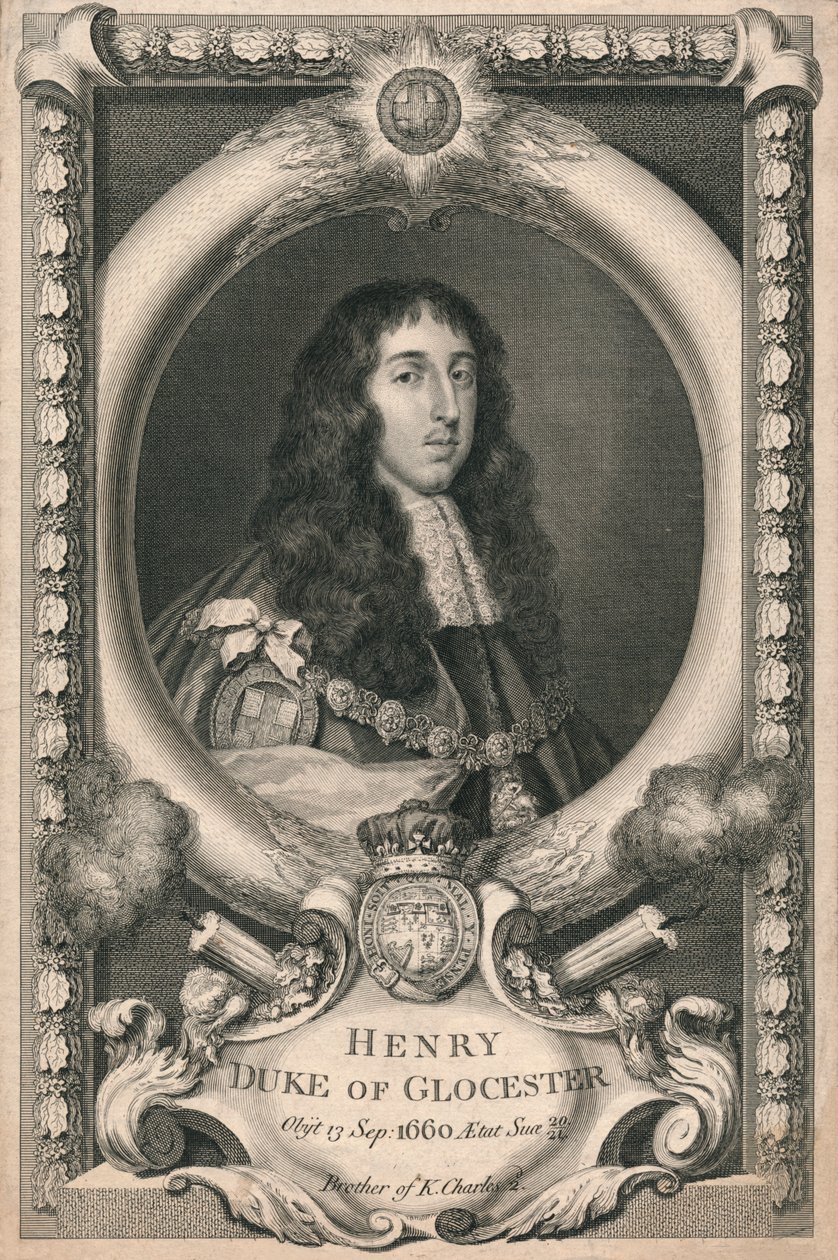 Henrique, duque de Gloucester, 1736. de George Vertue