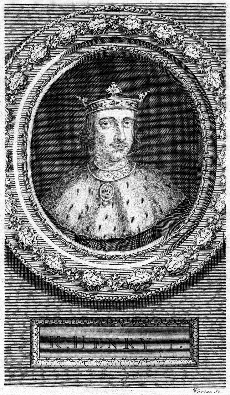 Henrique I, rei da Inglaterra. de George Vertue